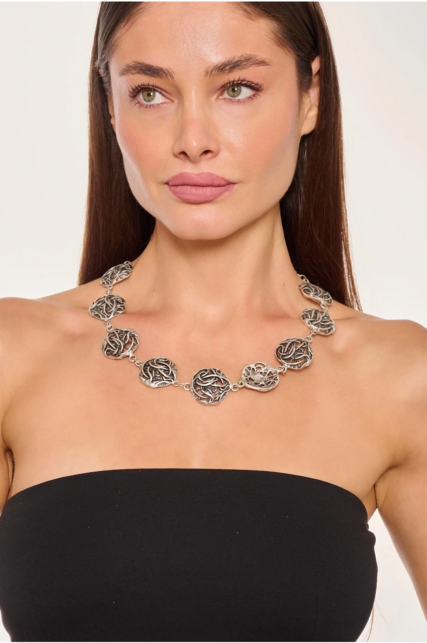 Kiraz Silver Plated Necklace