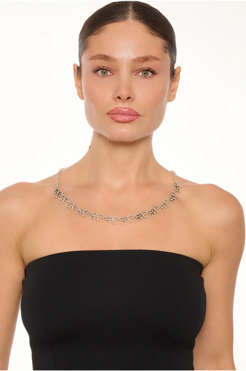 Kiraz Silver Plated Necklace