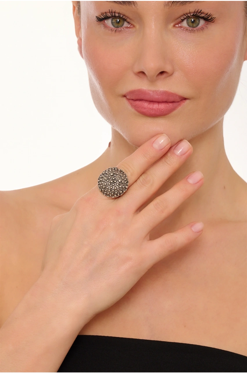 Kiraz Silver Plated Ring