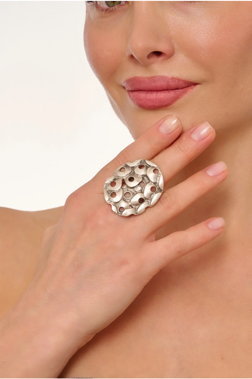 Kiraz Silver Plated Ring