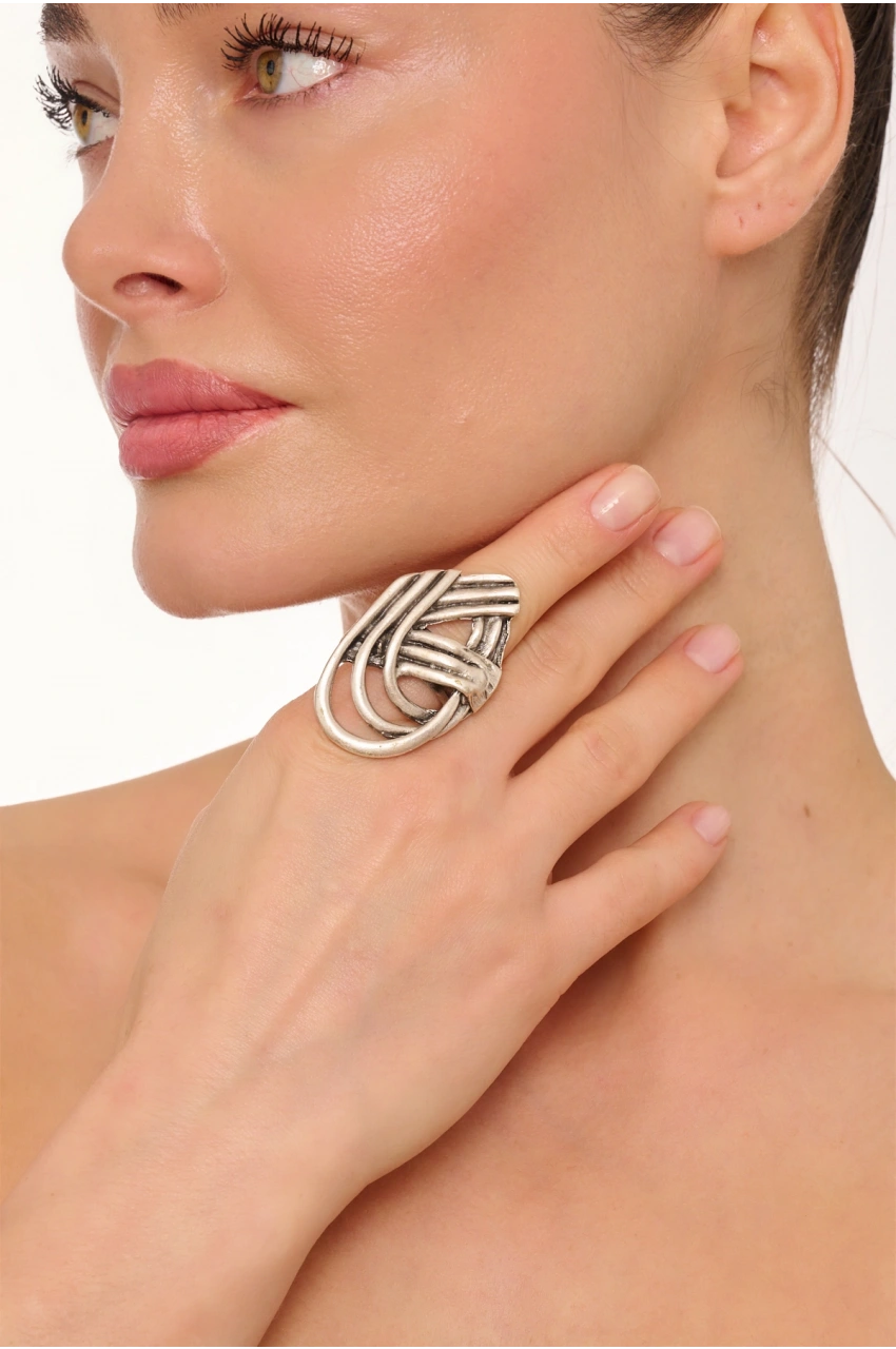 Kiraz Silver Plated Ring