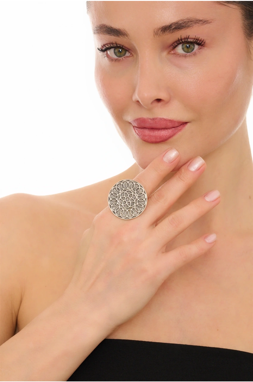 Kiraz Silver Plated Ring