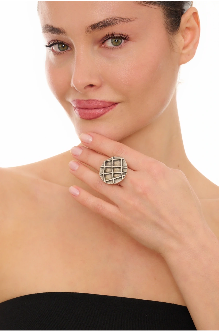 Kiraz Silver Plated Ring