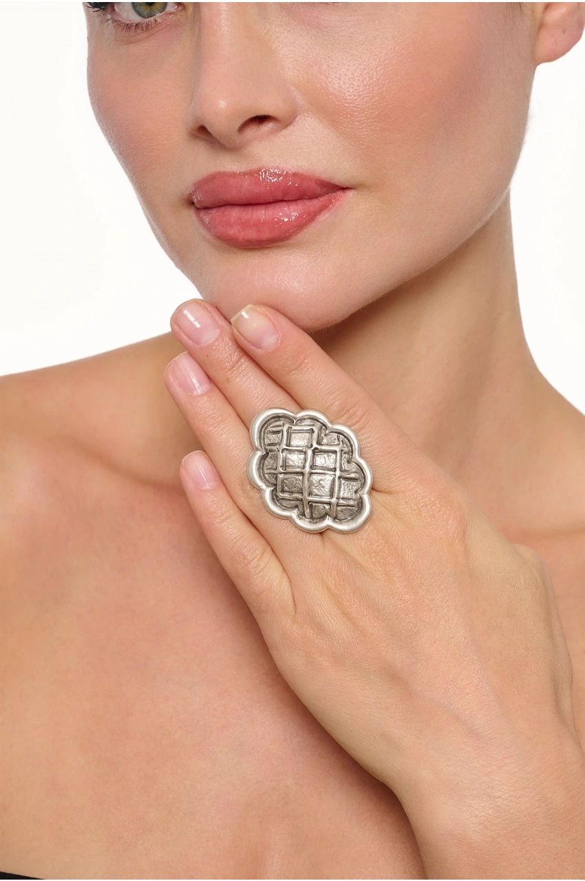 Kiraz Silver Plated Ring