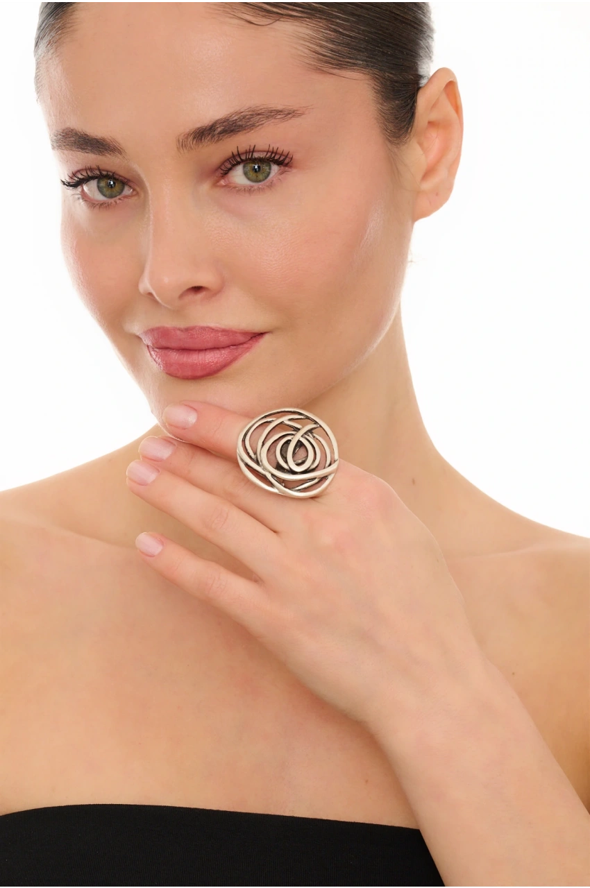 Kiraz Silver Plated Ring