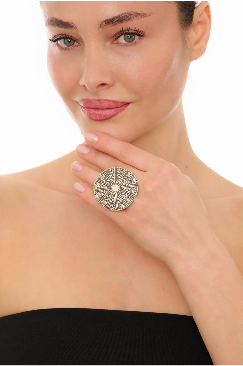 Kiraz Silver Plated Ring