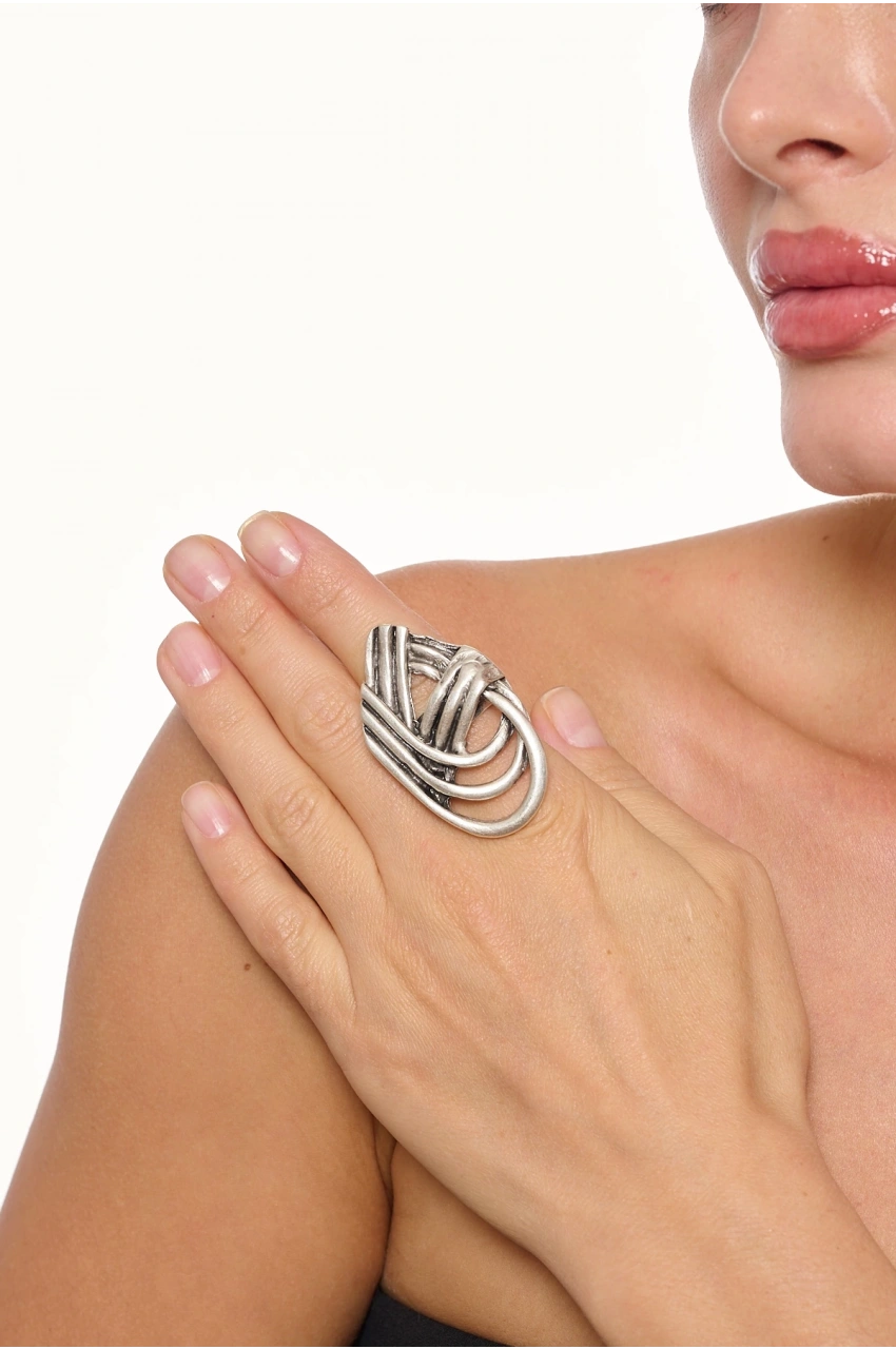 Kiraz Silver Plated Ring