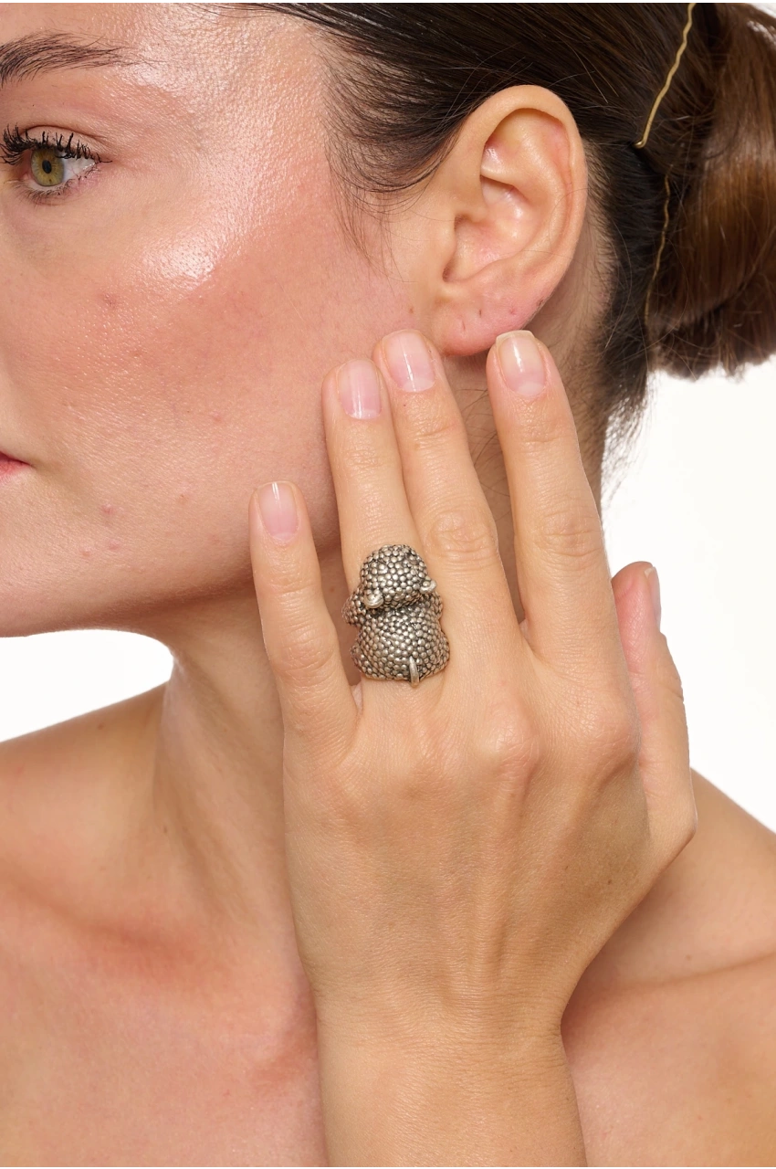 Kiraz Silver Plated Ring