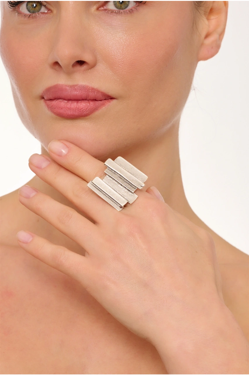 Kiraz Silver Plated Ring