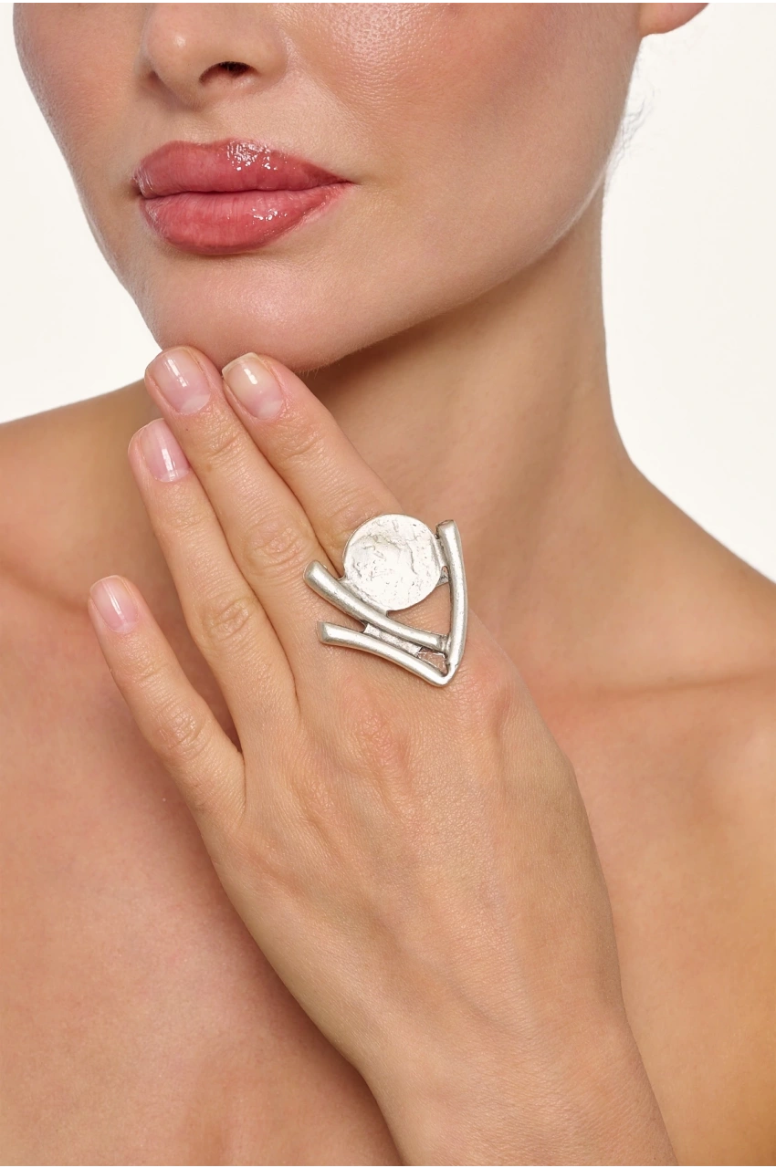 Kiraz Silver Plated Ring