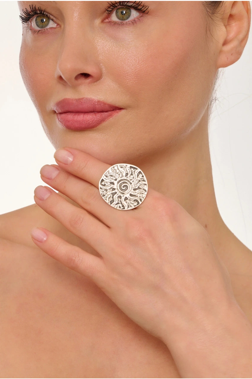 Kiraz Silver Plated Ring