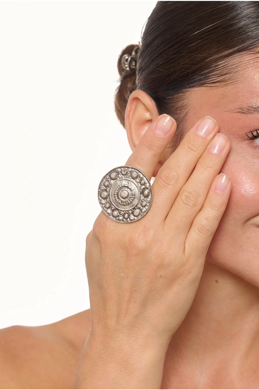 Kiraz Silver Plated Ring