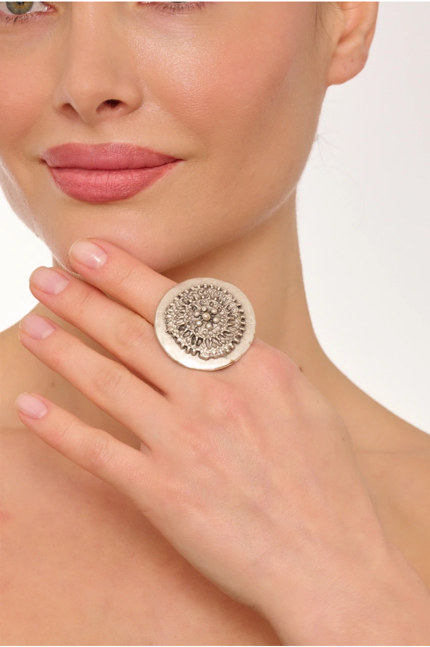 Kiraz Silver Plated Ring