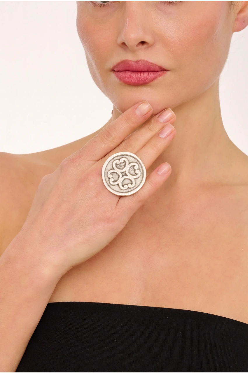 Kiraz Silver Plated Ring