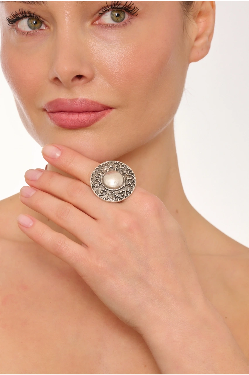 Kiraz Silver Plated Ring