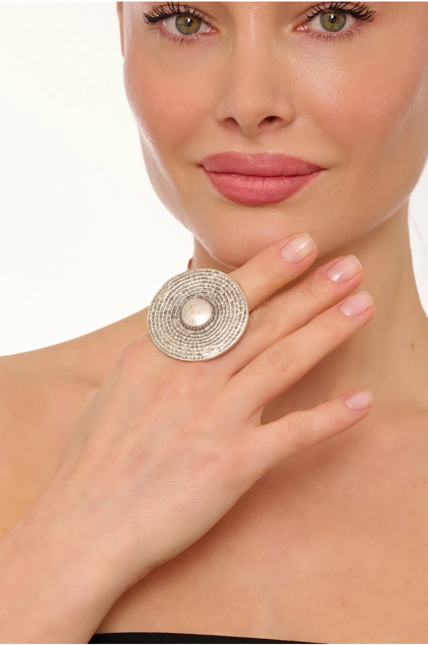 Kiraz Silver Plated Ring