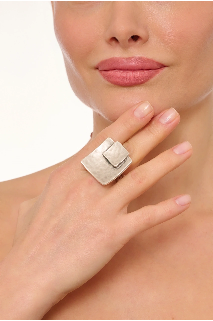 Kiraz Silver Plated Ring