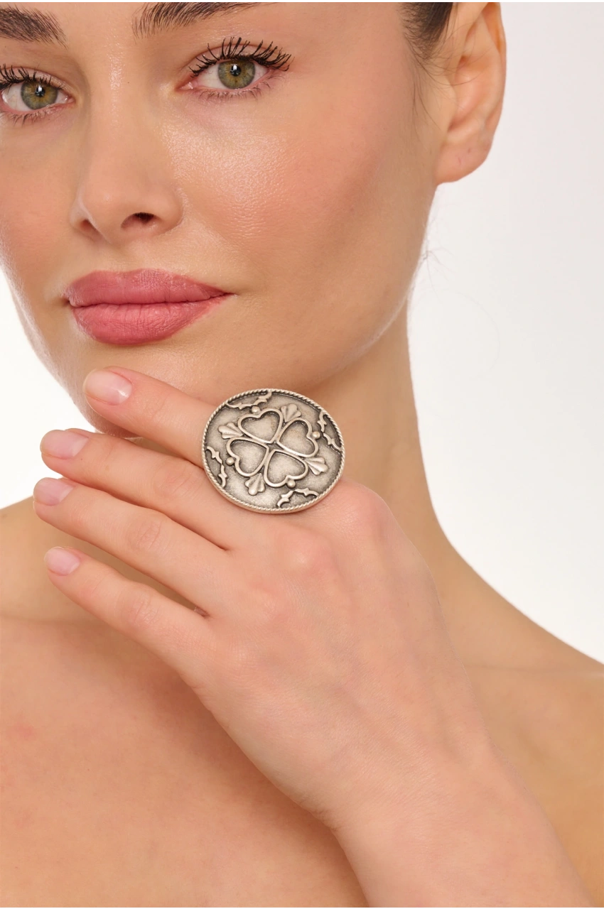 Kiraz Silver Plated Ring