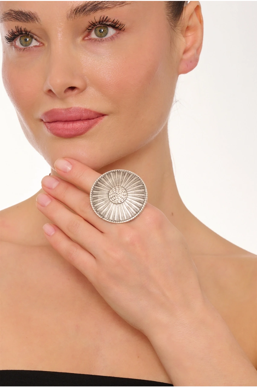 Kiraz Silver Plated Ring