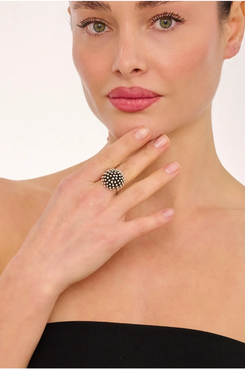 Kiraz Silver Plated Ring