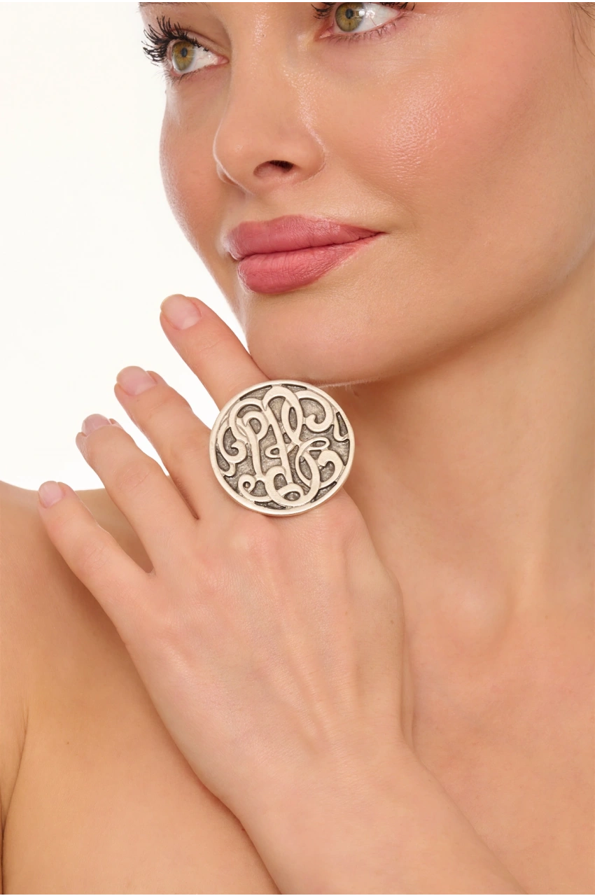Kiraz Silver Plated Ring