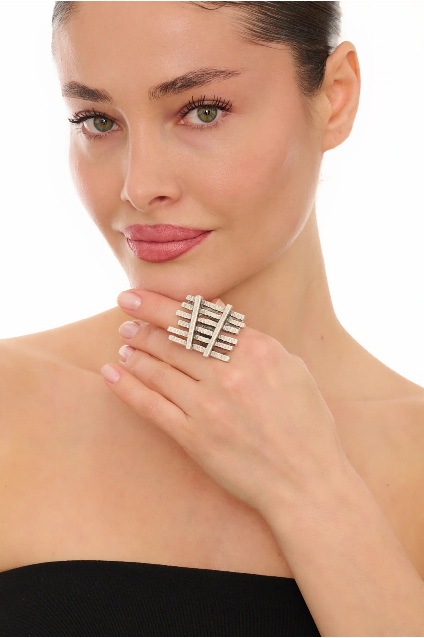 Kiraz Silver Plated Ring