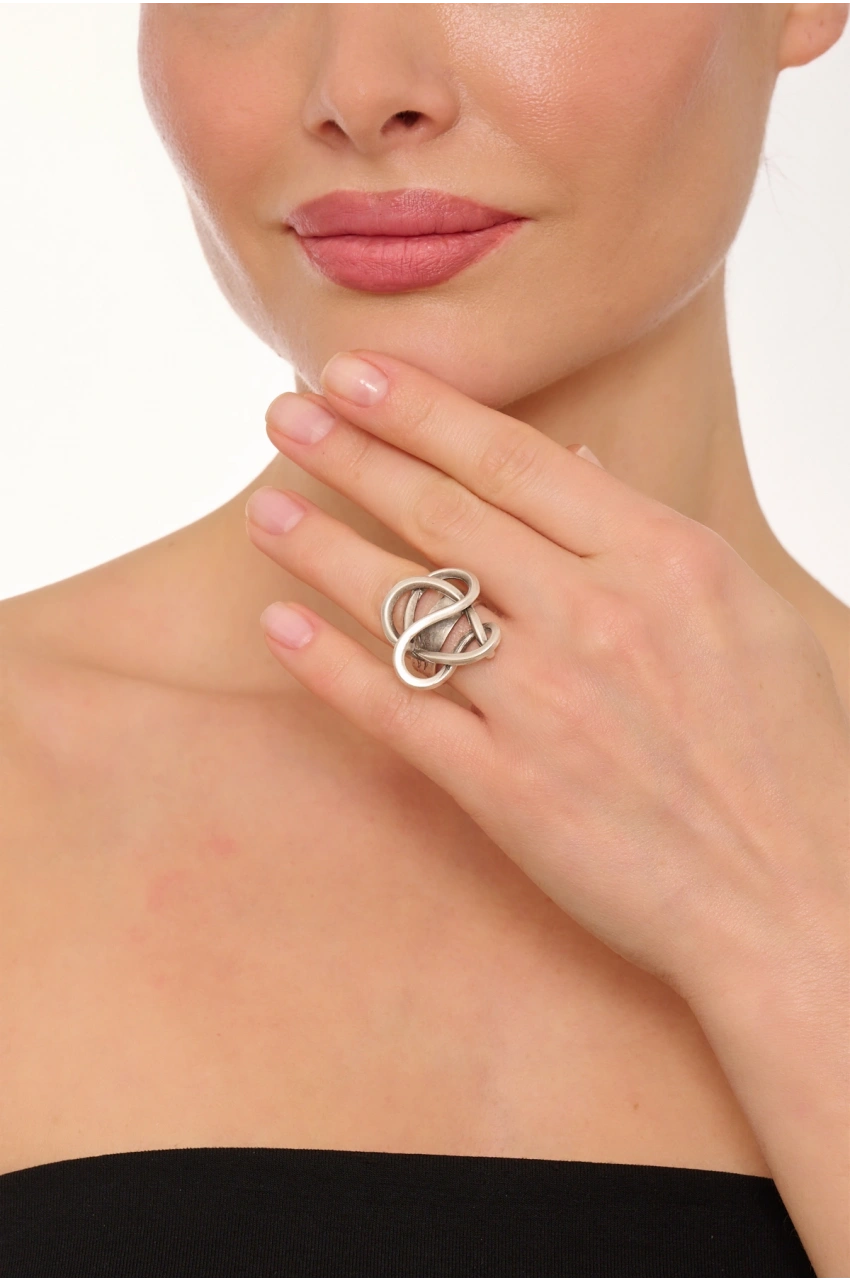 Kiraz Silver Plated Ring