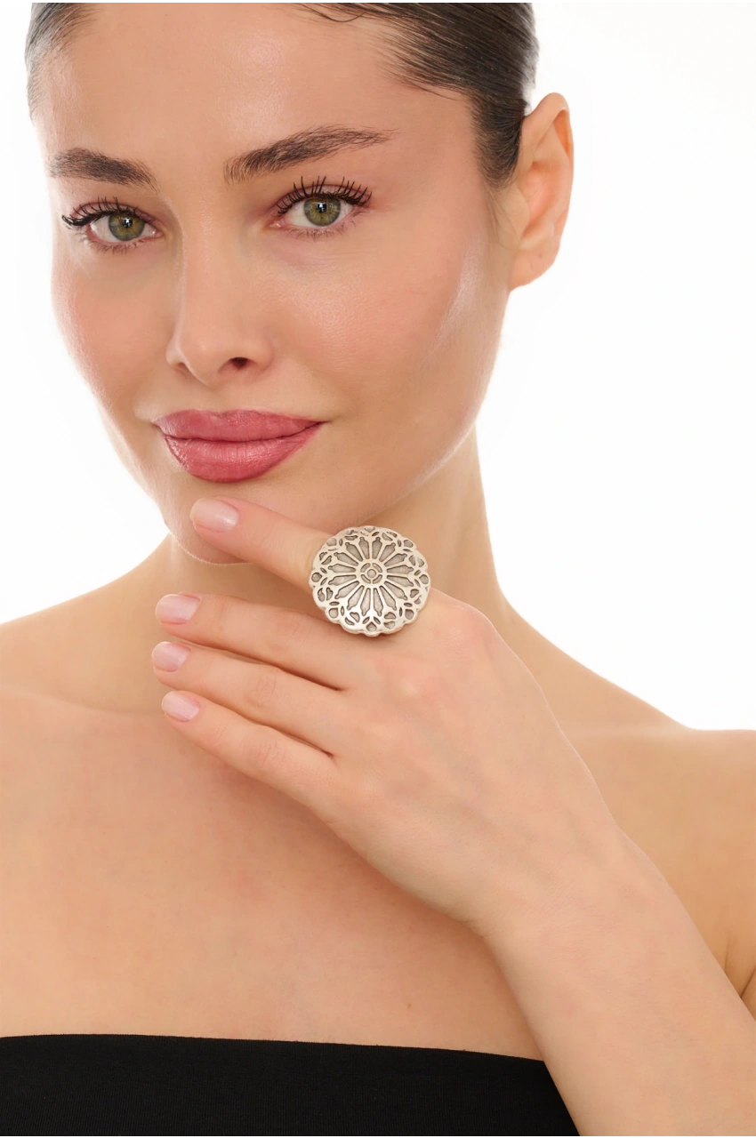 Kiraz Silver Plated Ring