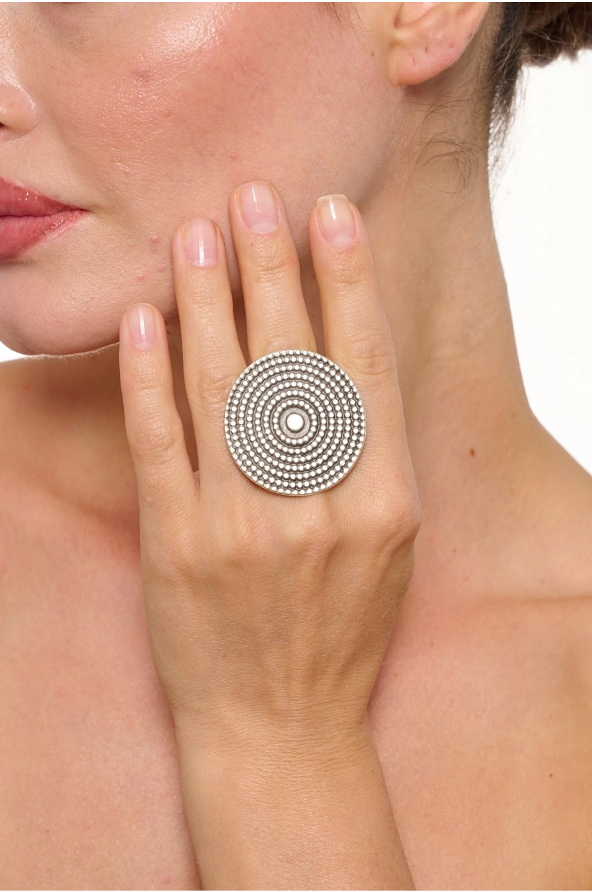 Kiraz Silver Plated Ring