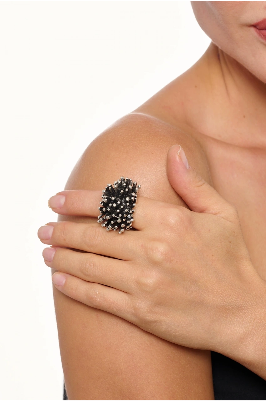 Kiraz Silver Plated Ring