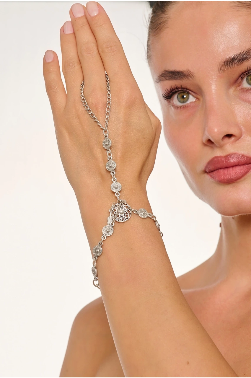 Kiraz Silver Plated Shahmaran Bracelet