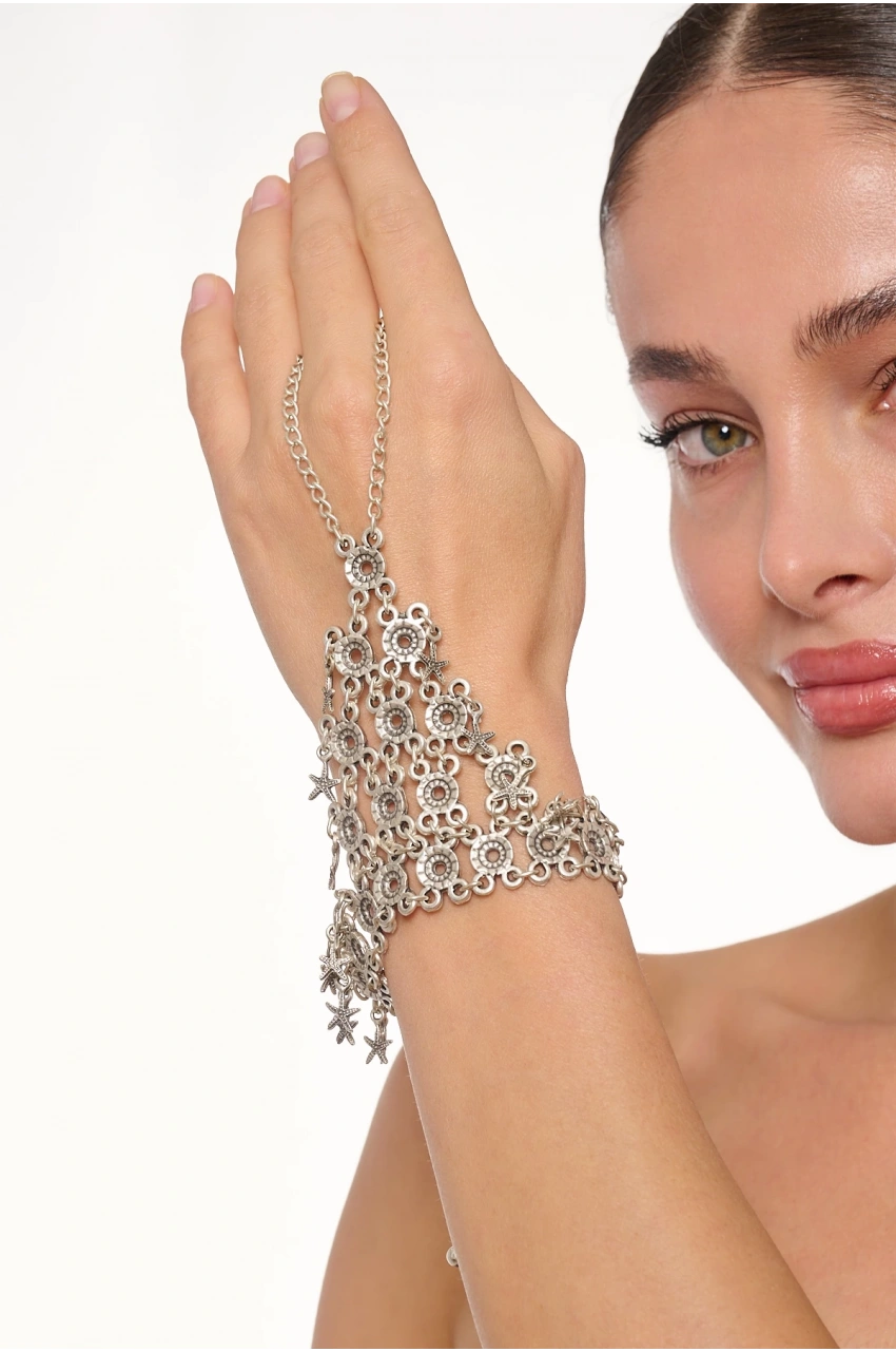 Kiraz Silver Plated Shahmaran Bracelet