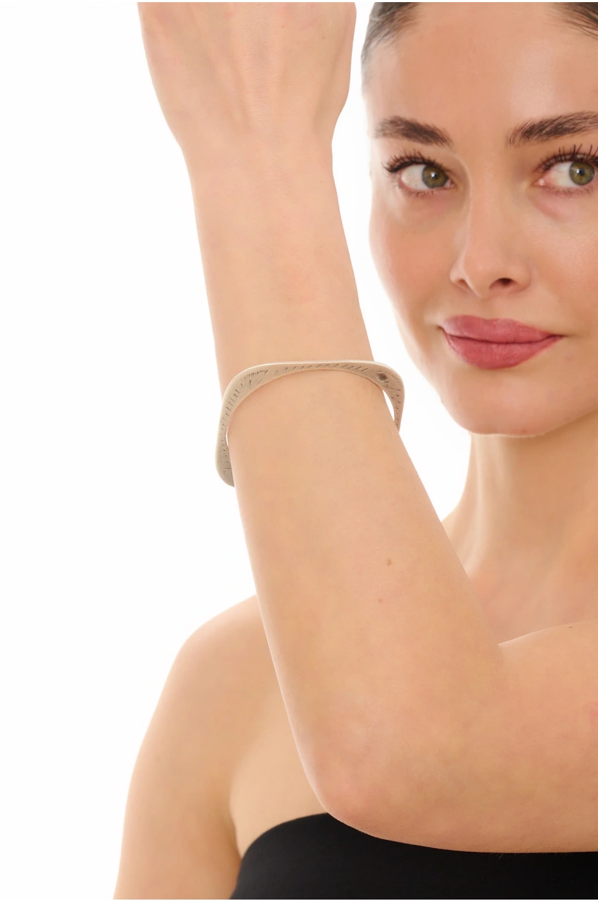 Kiraz Silver Plated Square Bracelet