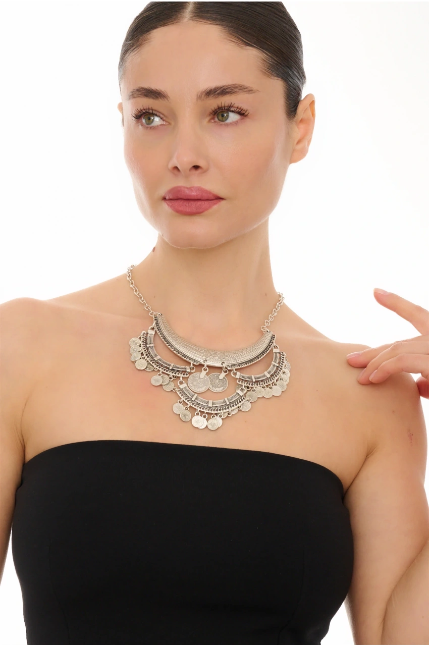 Kiraz Silver Plated Necklace