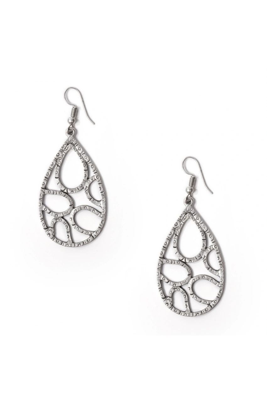 Patterned Drop Earrings