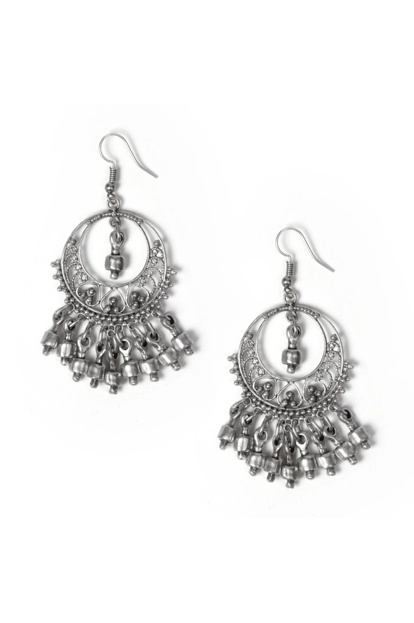 Tassel Hoop Earrings