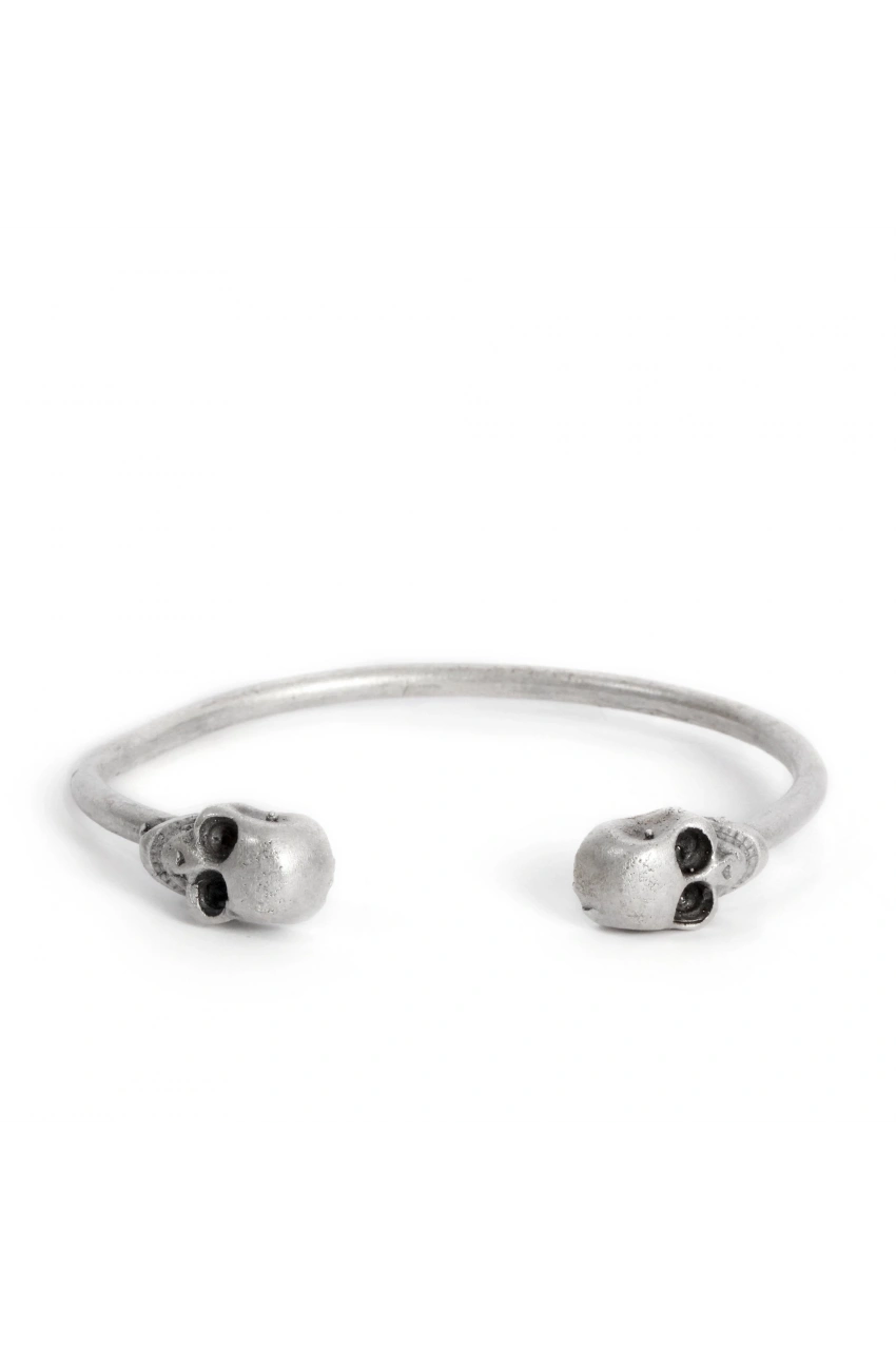 Twin Skull Cuff Bracelet