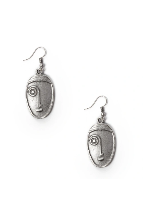 Abstract Face Earrings