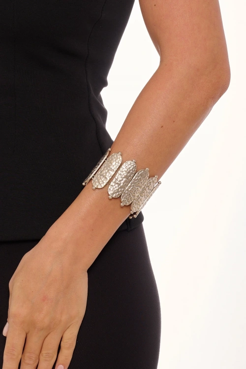 Kiraz Elastic Gold Plated Bracelet