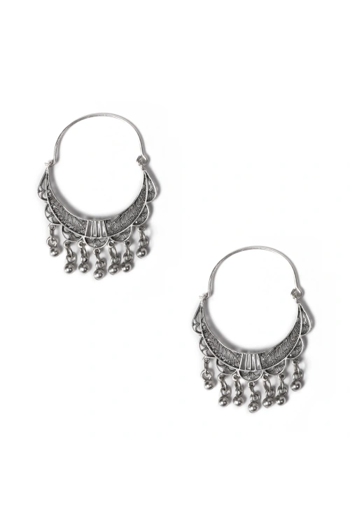 Ethnic Small Beaded Fringe Earrings