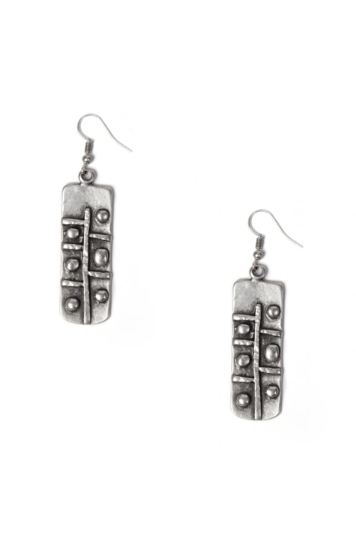 Filigree Rectangle Earrings