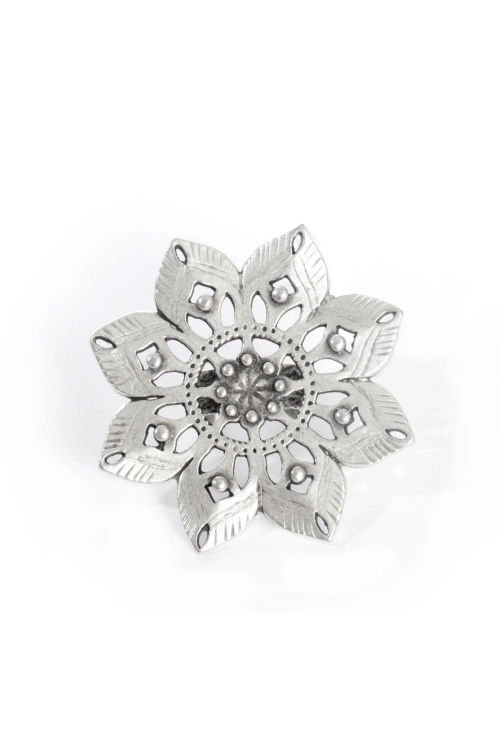 Flower Shaped Large Ring