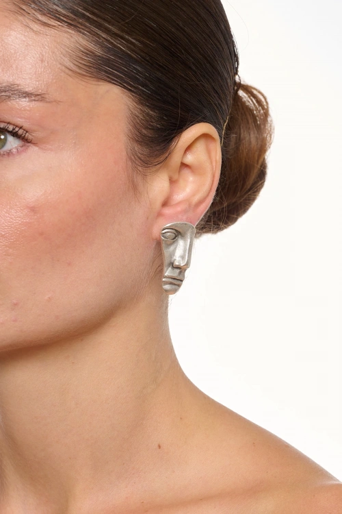 Half Face Earrings