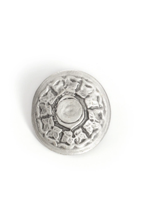 Ivy Patterned Oval, Large Ring