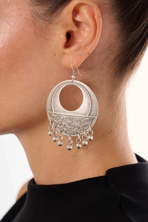 Kiraz Silver Plated Earring