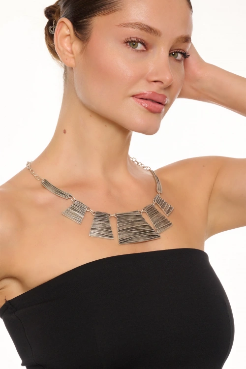 Kiraz Silver Plated Necklace