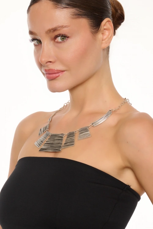 Kiraz Silver Plated Necklace