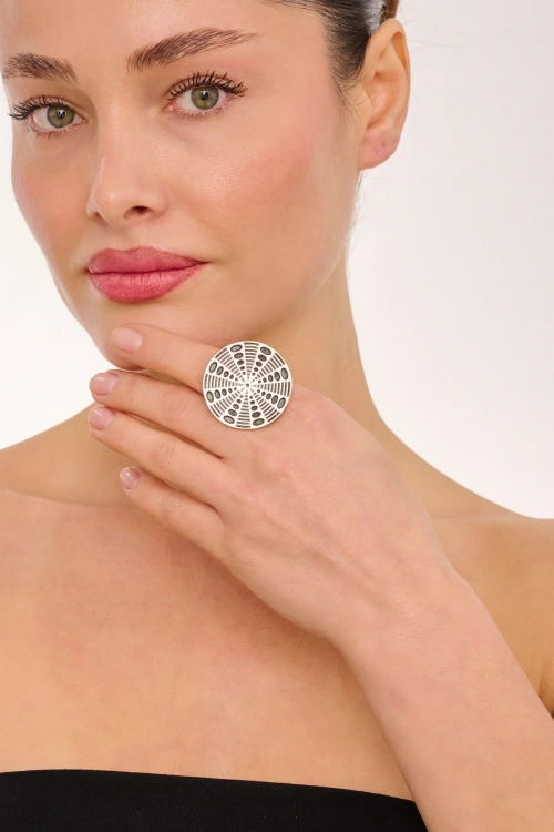 Kiraz Silver Plated Ring