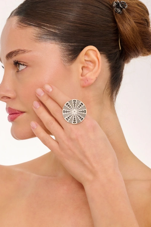 Kiraz Silver Plated Ring