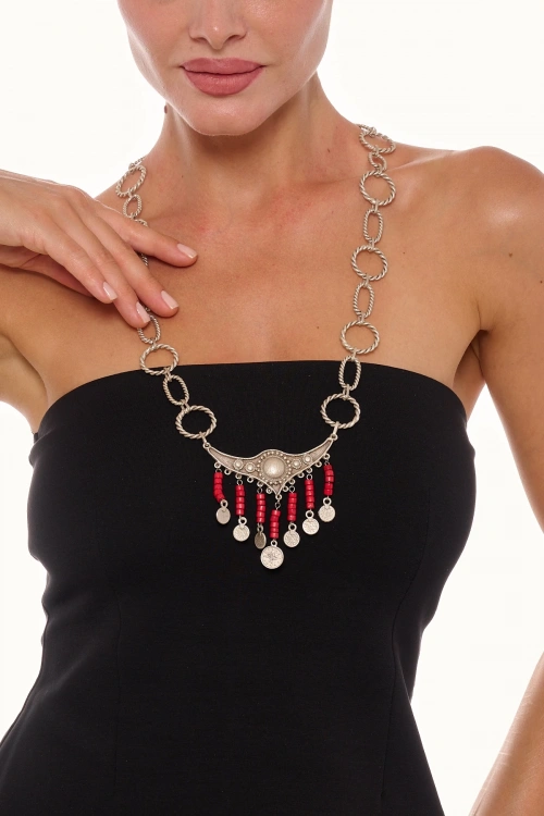 Kiraz Silver Plated Necklace